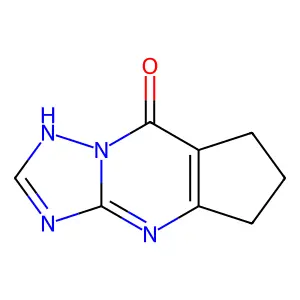 5H-Cyclopenta[d][1,2,4]triazolo[1,5-a]pyrimidin-8-ol, 6,7-dihydro- structure