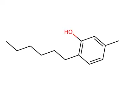 6-Hexyl-m-cresol structure