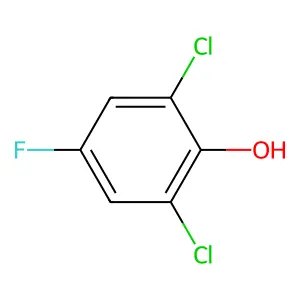 Phenol, 2,6-dichloro-4-fluoro- structure