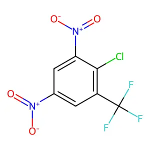 Benzene, 2-chloro-1,5-dinitro-3-(trifluoromethyl)- structure