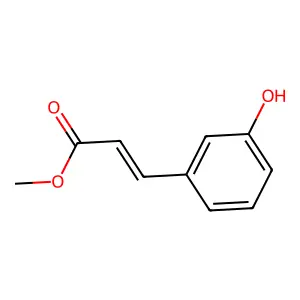 Methyl 3-(3-hydroxyphenyl)prop-2-enoate structure