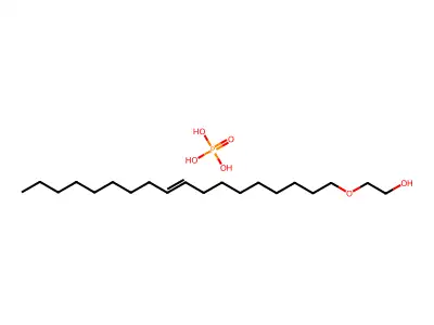 Phosphoric acid--2-((octadec-9-en-1-yl)oxy)ethan-1-ol (1/1) structure