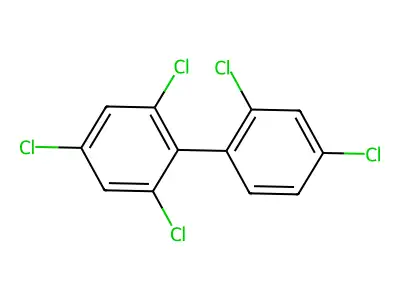 2,2',4,4',6-Pentachlorobiphenyl structure