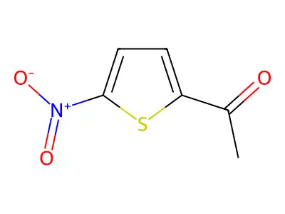 2-Acetyl-5-nitrothiophene structure