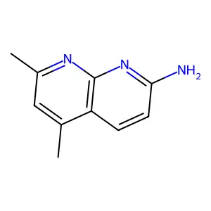 2-Amino-5,7-dimethyl-1,8-naphthyridine structure