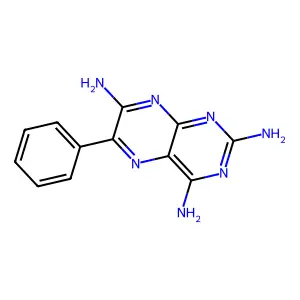 Triamterene structure