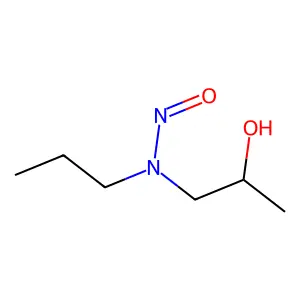 1-(Nitrosopropylamino)-2-propanol structure