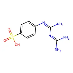 N-(Amidinoamidino)sulfanilic acid structure