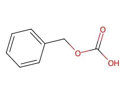 Phenylmethyl hydrogen carbonate structure
