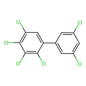 2,3,3',4,5,5'-Hexachlorobiphenyl structure