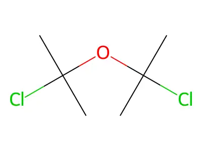 Bis(2-chloroisopropyl) ether structure