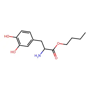 Levodopa butyl ester structure