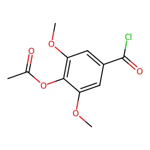 4-Acetoxy-3,5-dimethoxybenzoyl chloride structure