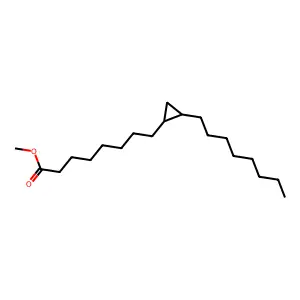 Methyl 8-[(1s,2r)-2-octylcyclopropyl]octanoate structure