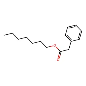 Heptyl phenylacetate structure