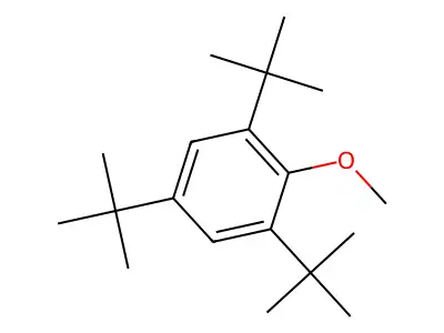 1,3,5-Tri-tert-butyl-2-methoxybenzene structure