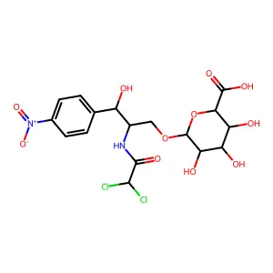 Chloramphenicol 3-glucuronide structure