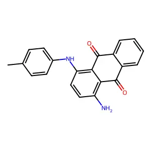 9,10-Anthracenedione, 1-amino-4-[(4-methylphenyl)amino]- structure
