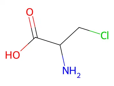 beta-Chloroalanine structure