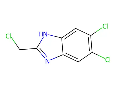Benzimidazole, 2-chloromethyl-5,6-dichloro- structure