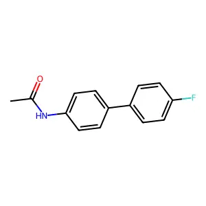 N-(4'-fluoro(1,1'-biphenyl)-4-yl)acetamide structure