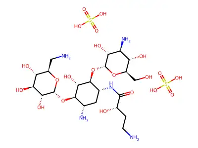 Amikacin Sulfate structure