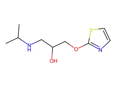 Tazolol structure