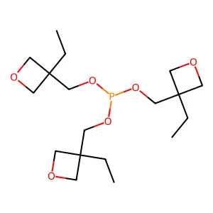3-Oxetanemethanol, 3-ethyl-, 3,3',3''-phosphite structure