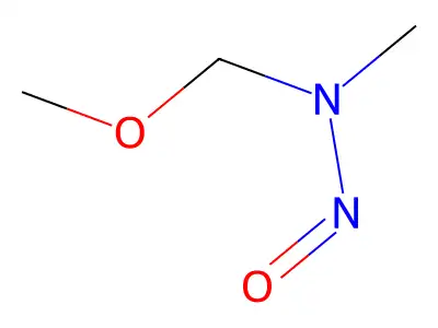 N-methyl(methoxymethyl)nitrosamine structure