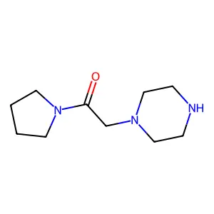 1-((Pyrrolidine-1-carbonyl)methyl)piperazine structure