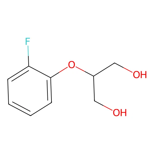 1,2-Propanediol, 3-(o-fluorophenoxy)- structure