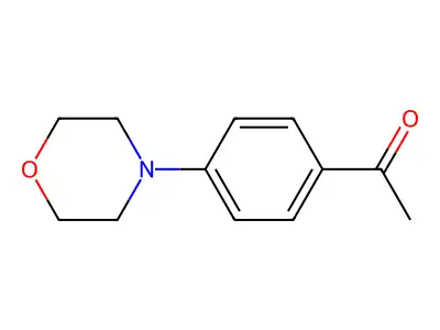 4-Morpholinoacetophenone structure