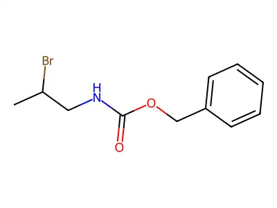 Carbamic acid, (3-bromopropyl)-, benzyl ester structure