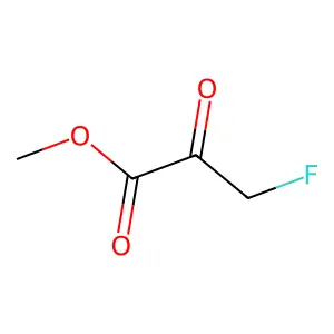 Pyruvic acid, 3-fluoro-, methyl ester structure