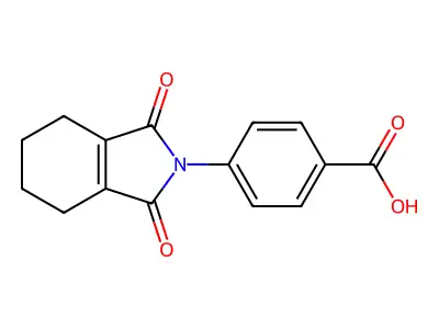 Benzoic acid, 4-(1,3-dioxo-1,3,4,5,6,7-hexahydro-2H-isoindol-2-yl)- structure