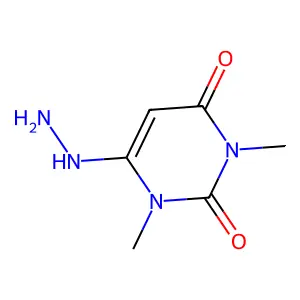 Uracil, 1,3-dimethyl-6-hydrazino- structure
