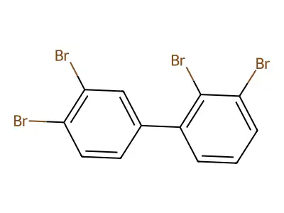 Tetrabromobiphenyl structure