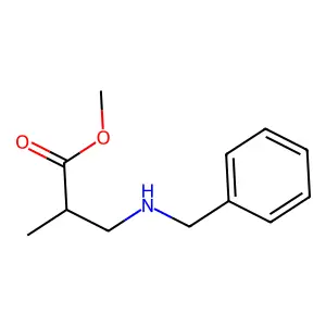 Methyl 3-(benzylamino)-2-methylpropanoate structure