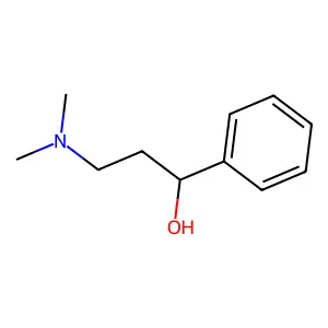 (1R)-3-(dimethylamino)-1-phenylpropan-1-ol structure