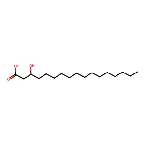 3-hydroxyheptadecanoic Acid structure
