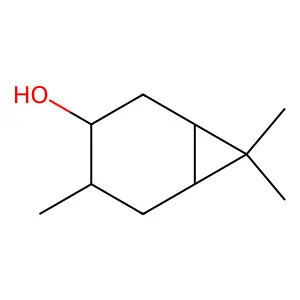 (1R,3S,4R,6S)-4,7,7-trimethylbicyclo[4.1.0]heptan-3-ol structure
