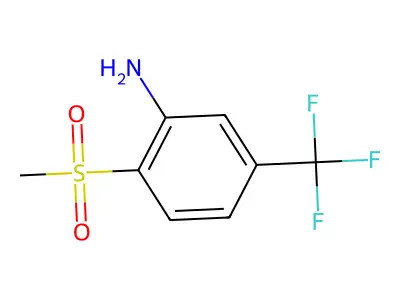 2-(Methylsulfonyl)-5-(trifluoromethyl)aniline structure