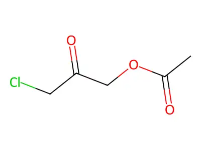 2-Propanone, 1-(acetyloxy)-3-chloro- structure