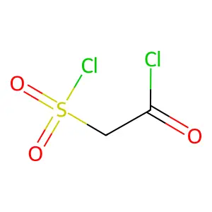 (Chlorosulphonyl)acetyl chloride structure