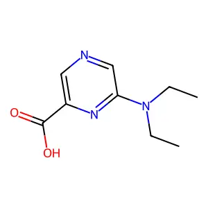6-(Diethylamino)pyrazine-2-carboxylic acid structure