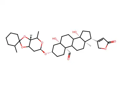 2-Methylcyclohexanonhelveticosid structure