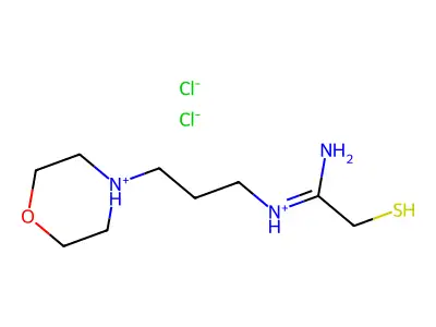 Acetamidine, 2-mercapto-N-(3-morpholinopropyl)-, dihydrochloride structure