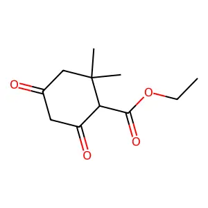 Ethyl 2,2-dimethyl-4,6-dioxocyclohexanecarboxylate structure