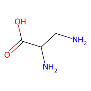 L-alpha,beta-Diaminopropionic acid structure