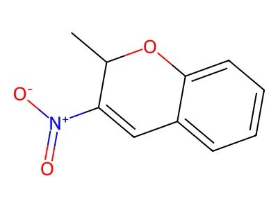 2-Methyl-3-nitro-2H-1-benzopyran structure